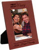 7.75 x 9.75 Rose Laserable Leatherette Picture Frame [PLLF57-757]