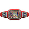 52 inch Custom Champion Award Belt - Red & Silver [CXAB-52-RED-S]