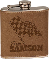 Stainless Steel Flask- Leather [FLSKJ-LTHR]