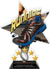 Running Shattered Star Colorix Acrylic Trophy- 10 inch [TACR10-STR-RUN-Q]