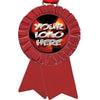 Diecast Red Ribbon Custom Insert Medal [MXRIB-RED]