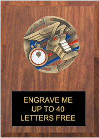 Track Dimensional Color Plaques