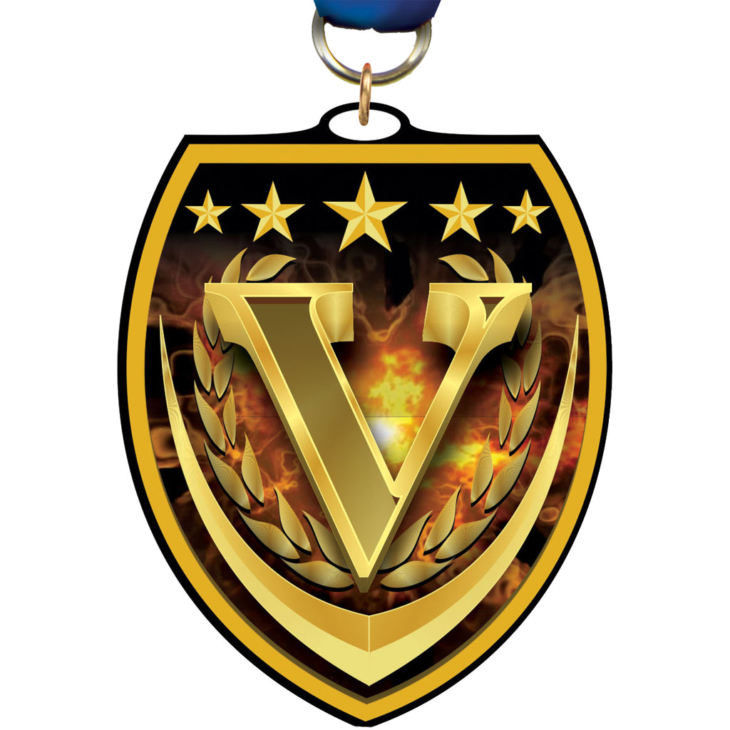 3.25" Victory VibraBurst Medal [MSVB3-VY]