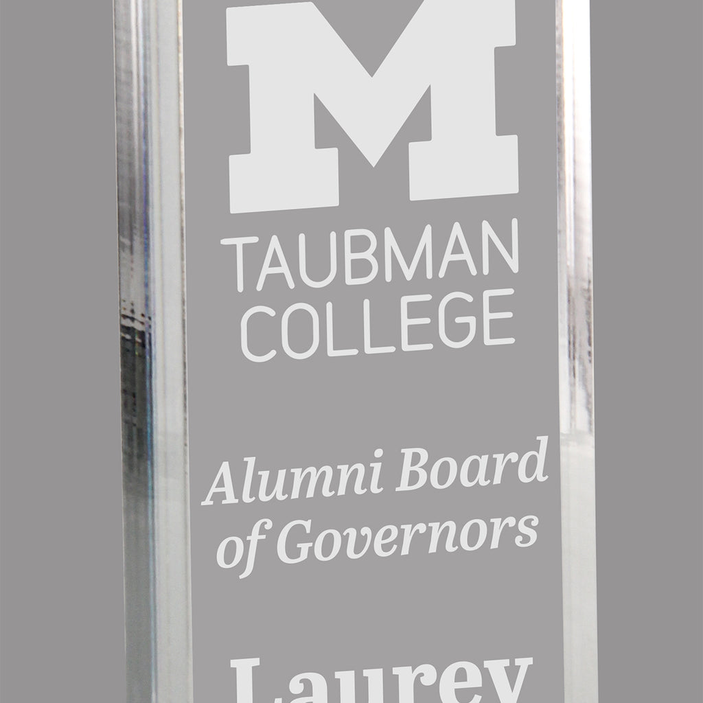 Acrylic Peak Awards - Engraved