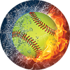 Softball Fire & Water Insert [BTD-3158]
