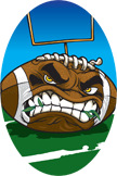 Football- Krunch Oval Insert [OV-1792]
