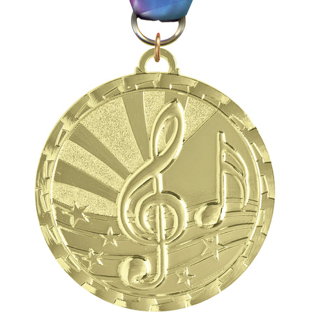 2" Music Bright Ray Medals  [MC2S-MC]