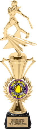 Softball Insert Holder Radiance Riser Trophy [TPWSBR-i-SB]