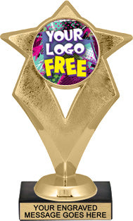 Custom Victory Star Color Insert Trophy [TXi-P86]