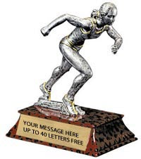 Track Female Signature Series Resin Trophy - Female [SSR6-TKF]