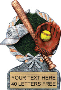 Softball Centurion - 5" Resin Trophy [R5PC-SB]