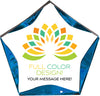 Custom Acrylic Blue and Clear Luminary Star [ALSB5-CLR-BLU-FC]