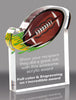 Football Splatters Acrylic Award- 5x6 inch [ASLM-56-FB-Q]