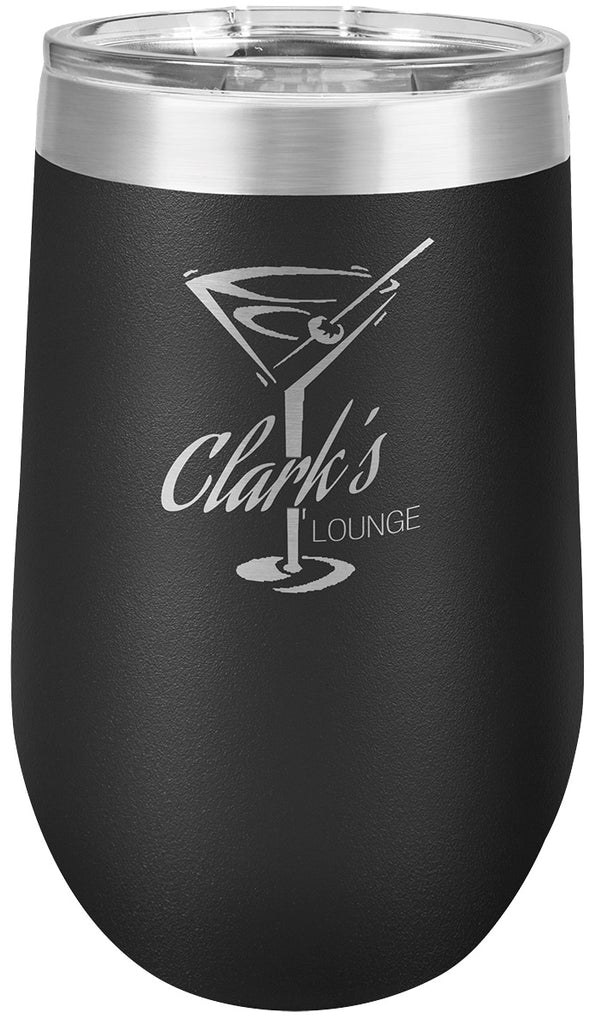 Polar Camel 16 oz Vacuum Insulated Stemless Tumbler - Black [SWGJ8XL-BLK]