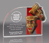 Drama Masks Acrylic Award- 7.5 x 5.5 inch [ADRM-75-Q]