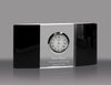 Black & Crystal Convex Clock Award [CLKF162-X]