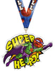 Exclusive Basketball Male Super Hero 5-Inch Colorix-M Acrylic Medal [MACR5-SH-BKM-Q]