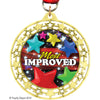 Cut Out Star Bright Finish Insert Medals [MBRTCS]