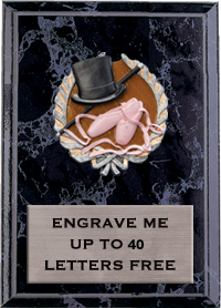 6"x8" Dance Millennium Plaque [PMC68-DC]