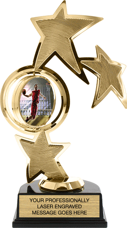 Insert Holder Triple Star Spinning Trophy [TTSS9-i]