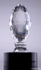 Faceted Crystal Football Award [CM341-FB]