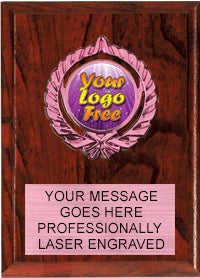 Custom Insert Plaque with Pink insert Holder [PX68P]