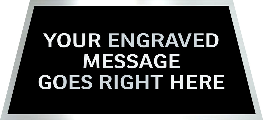 2.75 x 1.25 inch Additional Aluminum Engraving Plate [EP2282]