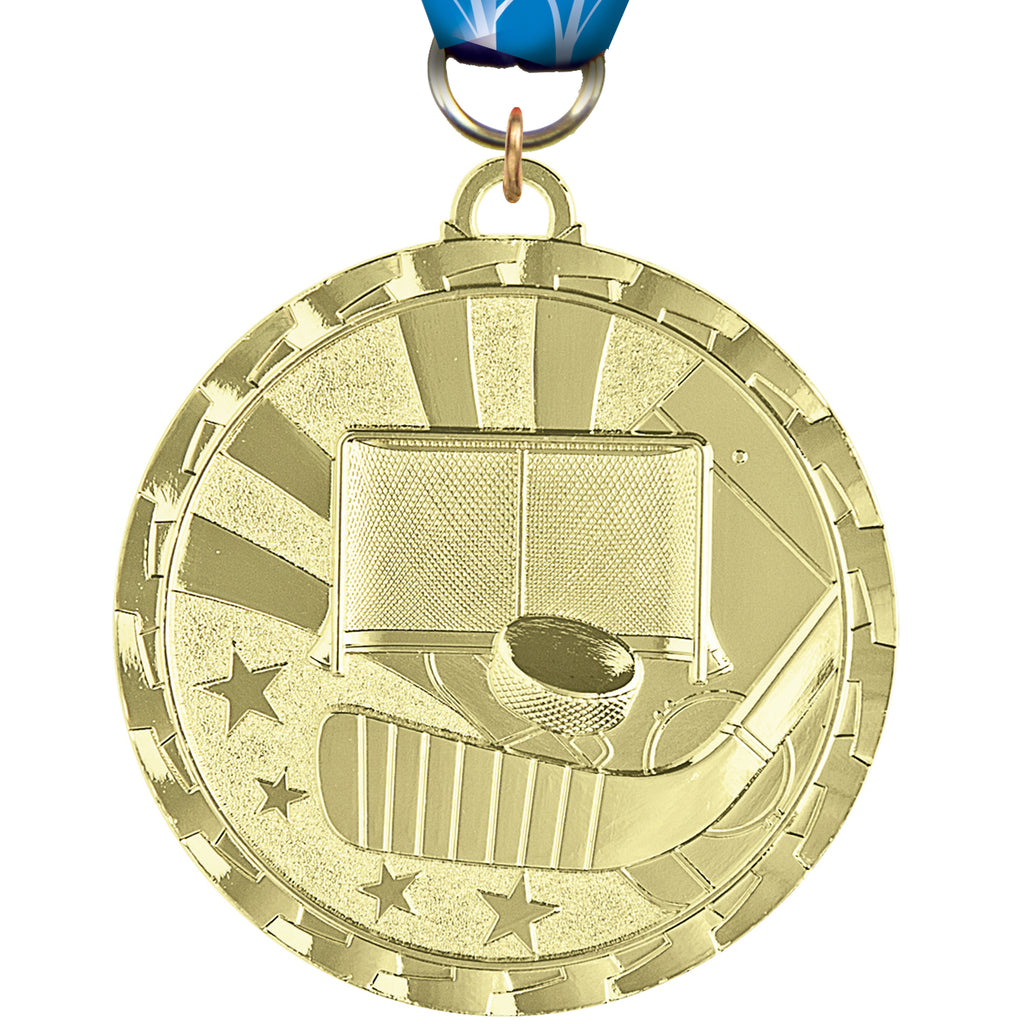 2" Hockey Bright Ray Medals  [MC2S-HK]