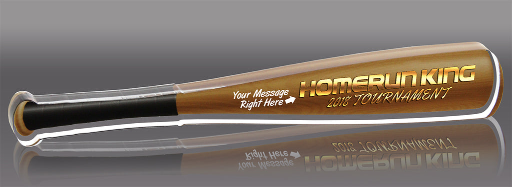Baseball Bat Full Color Acrylic Award - 12 inch [ABAT-BS-12-FC-Q]