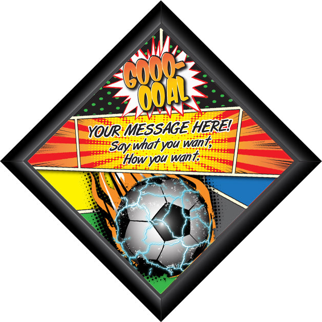 Diamond Plaque- Soccer [PFCDIA-14-SC]