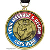 Custom 3 inch Eclipse Insert Medal - Track [MXEL1-TK]