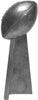 Antique Silver Football Resin Award - 10.25 inch [RFTB-201]