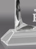 Crystal Beveled Rectangle Award - 7.25 inch [CPRM-7-X]