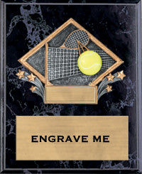 Tennis Color Diamond Plaque [P9RCD75-TN]