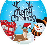 Christmas Snowman Shield Insert [SH-4228]