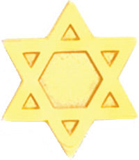 Gold Plated Pin- Star of David [PSOD-34]