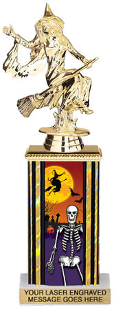 Halloween Skeleton Rectangle Column Trophy [TSQ10STK-SKL]