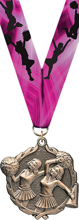 Cheer Wreath Medal- Bronze [MP18-CH-B]