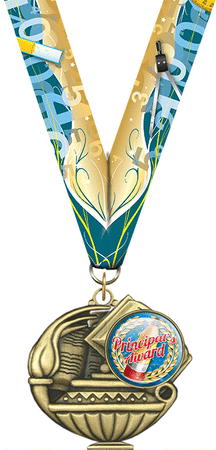 2" Principals Award Insert Academic Medal [MAP2-i-PP]