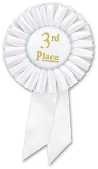 Rosette Ribbon- 3rd Place [R204-3rd]