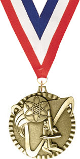 2" Science Gold Victory Medal [MVY2-SE]