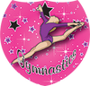 Gymnastics Leaping Shield Insert [SH-3704]