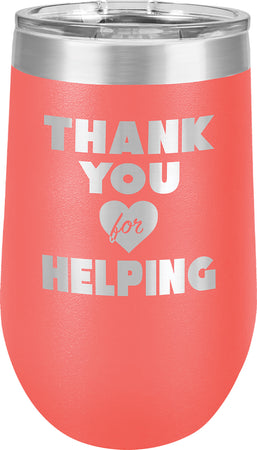 Polar Camel 16 oz Vacuum Insulated Stemless Tumbler - Coral [SWGJ8XL-CRL]