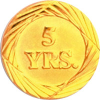 Anniversary Award Pins- 5 Year [PYR-5]