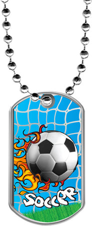 Soccer Dog Tags [DTLAM2-SC]