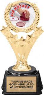 5 Star Wreath Color Insert Trophy on Synthetic Regal Base [TRGi-M499]