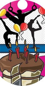 Gymnastics- Birthday Dog Tag Insert [DT-1259]