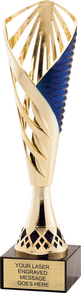 Sunburst Duotone Cup with Blue Diamond Accents [CMM-33-BLU-B]