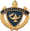 Excellence 3D Enameled Scholastic Pin [PCM-WRT-EXC]