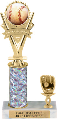 5 Star Victory Insert Trophy with 1 Trim [T1T10i-J57]